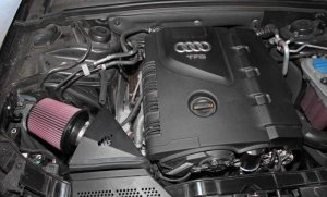 Audi A4 Performance Air Intake - K&N Engineering - Typhoon - `09-`10